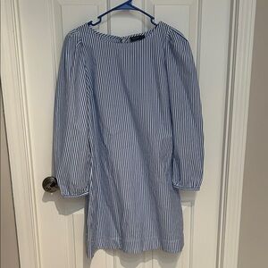 Vineyard Vines Classic Blue and White Striped Shirt
